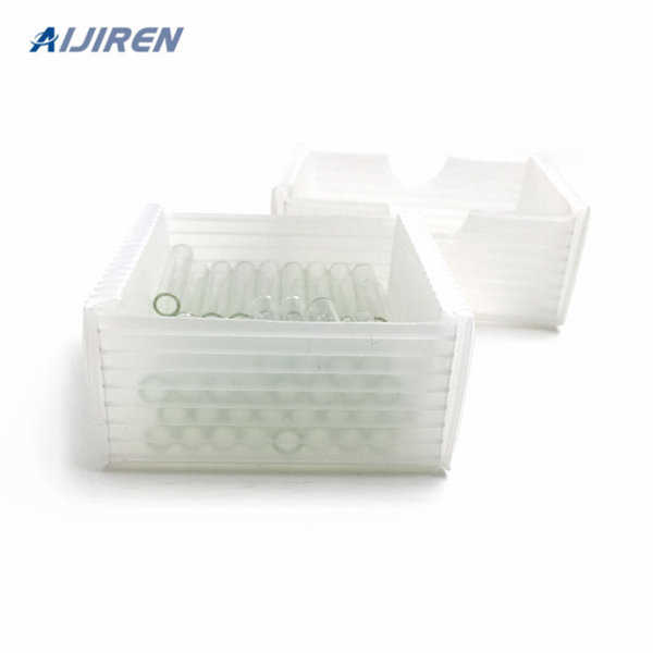 Aijiren clear glass micro insert with glass flat base
